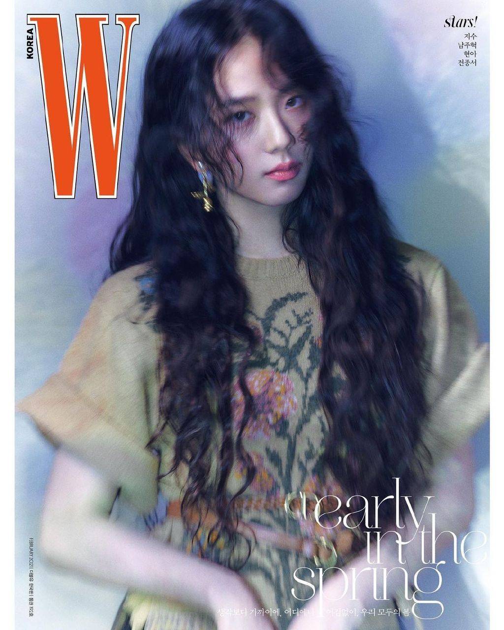 blackpink jisoo《w korea》2月号封面公开!