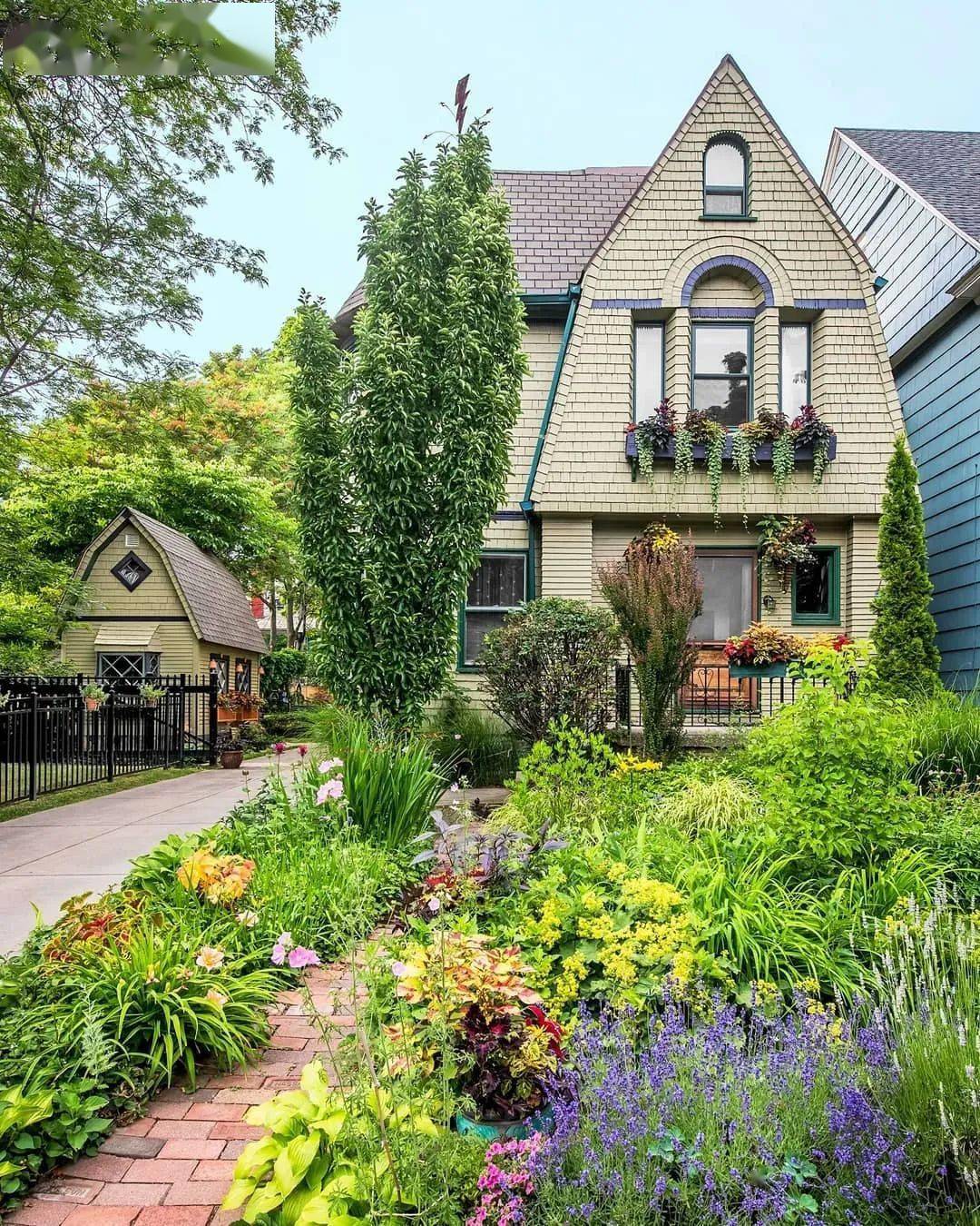 唯美的私家庭院的植物景观欣赏_生活