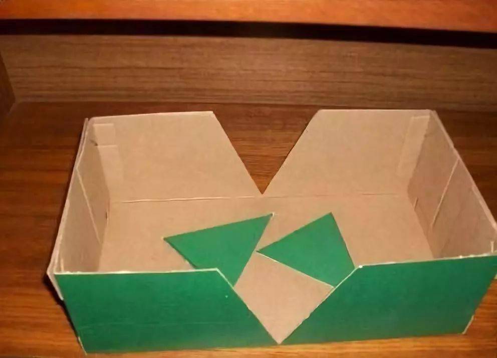 纸箱鞋盒手工简单制作图片