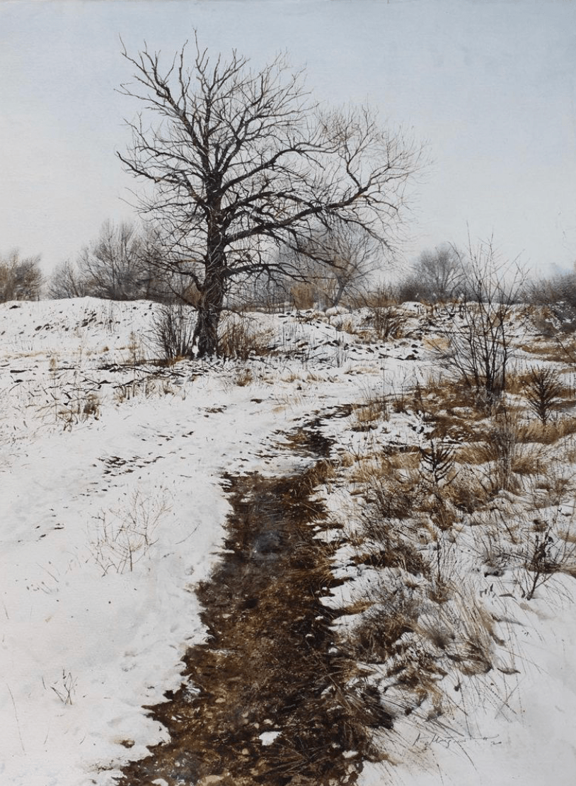 保加利亚水彩画家——atanas matsoureff作品欣赏(雪景系列)_侵权