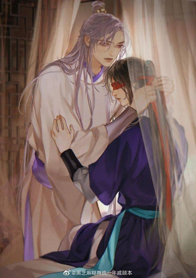 擅长描绘熟龄美男川美国画专业毕业自由插画师黑芝麻糊