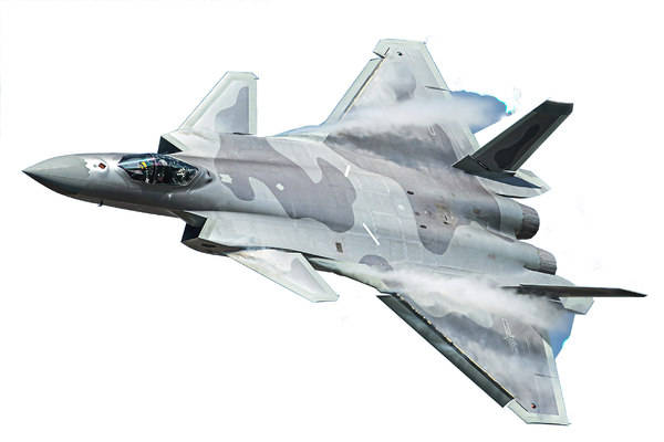 2011年1月11日,在祖国大西南的一隅,一架黑色涂装,外形科幻的战斗机正