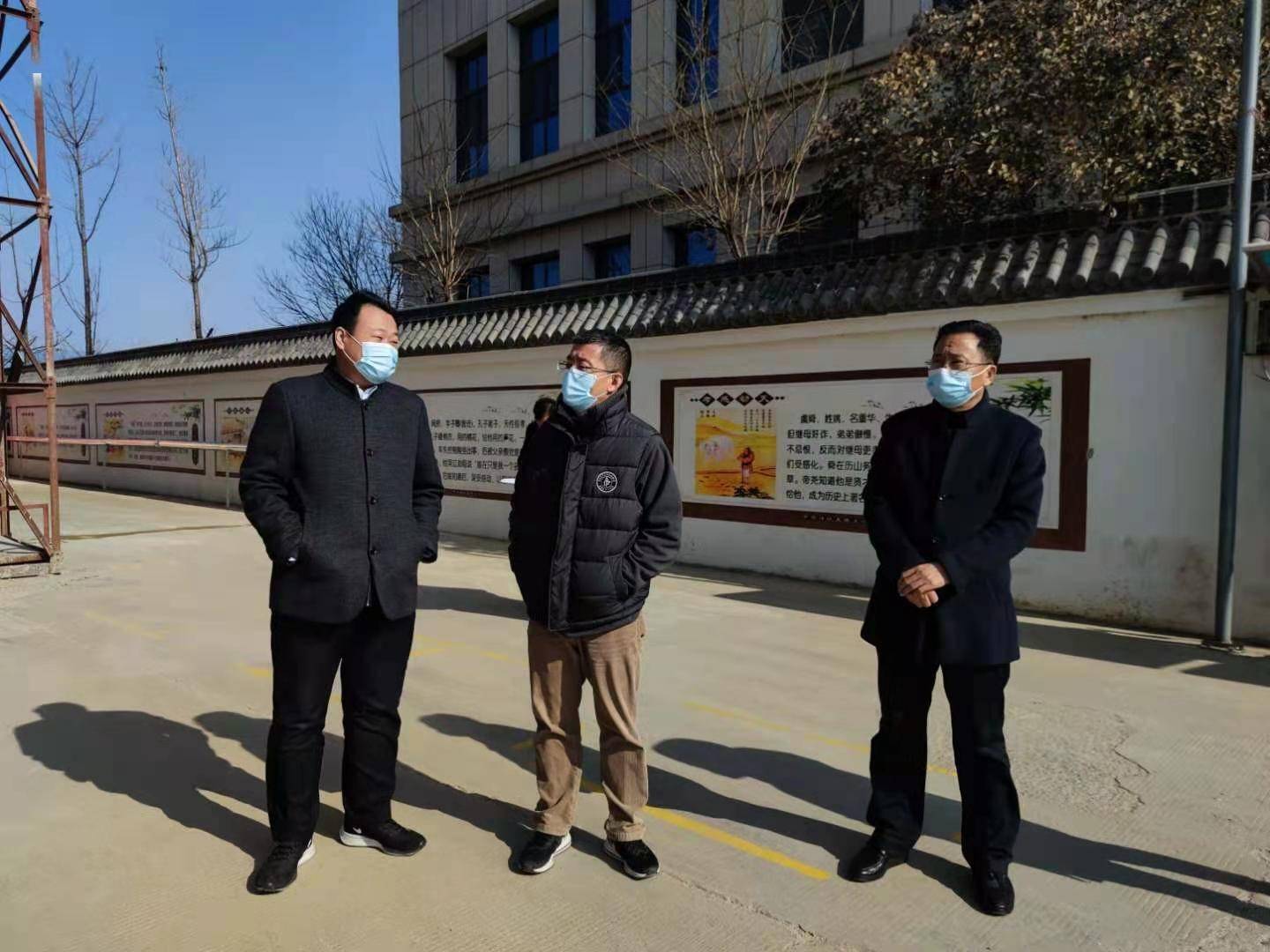 丁成建到高新区督导检查学校校园安全和疫情防控工作