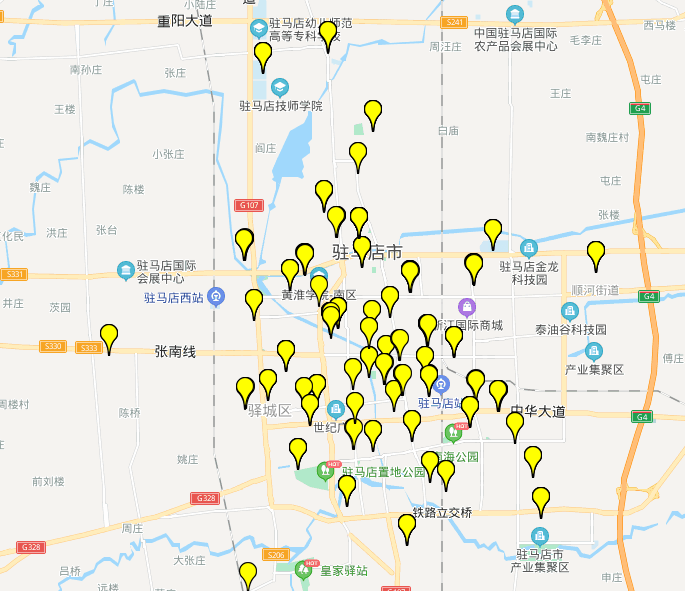 汝南上蔡遂平駐馬店各縣區已全覆蓋