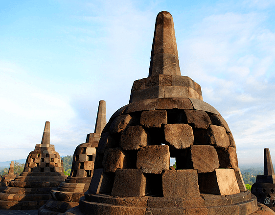 婆罗浮屠又称"千佛坛",得以恢复原貌!