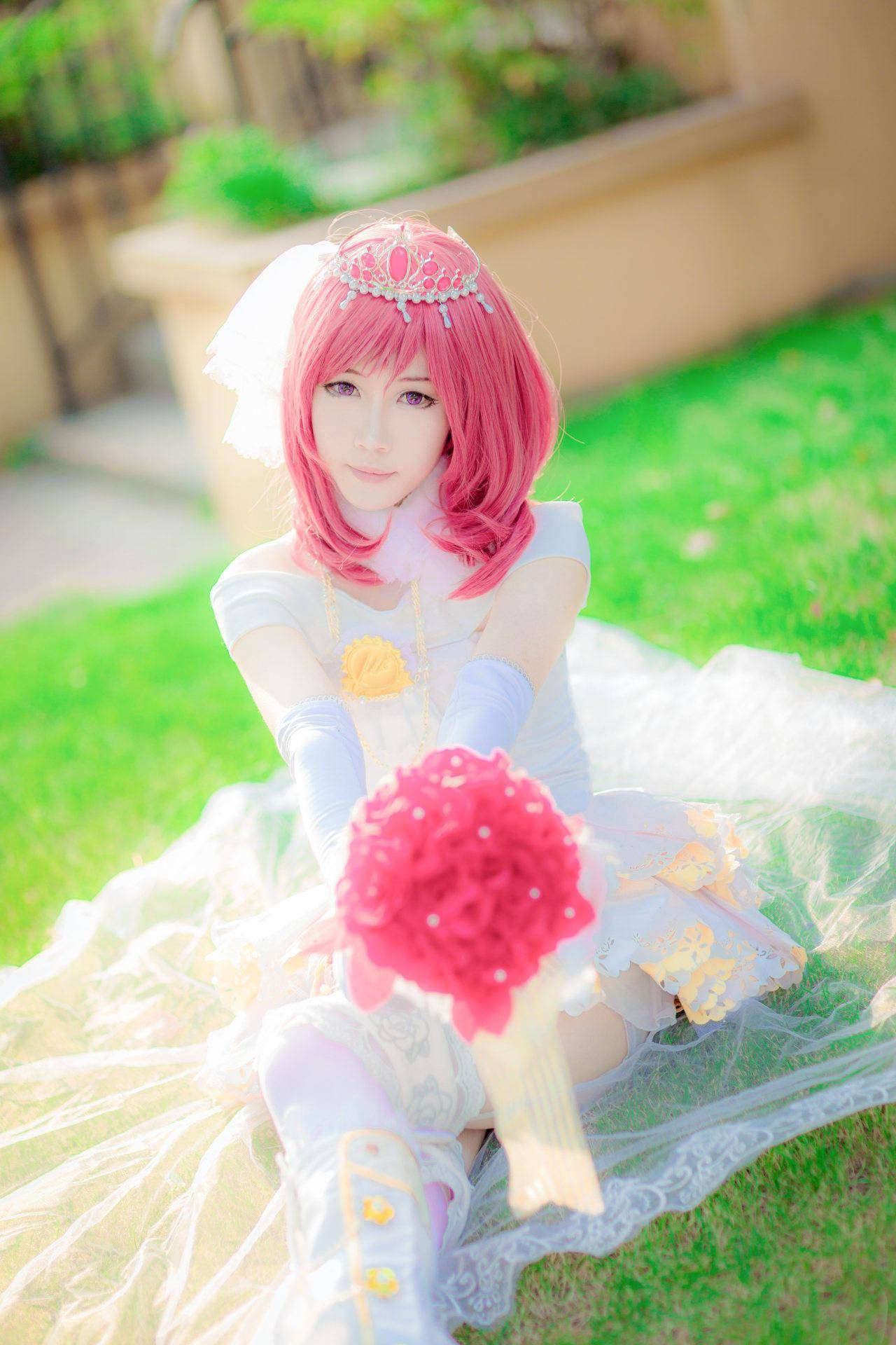 西木野真姬cosplay【花嫁】