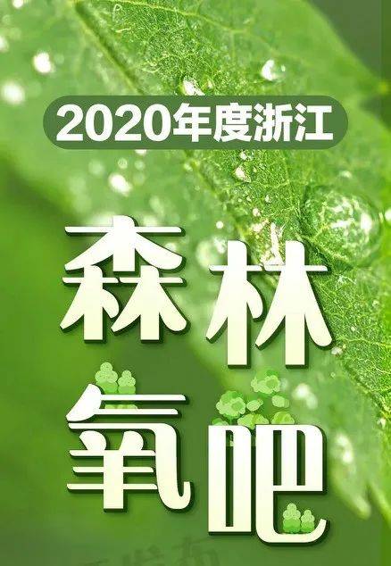 2020年度浙江森林氧吧