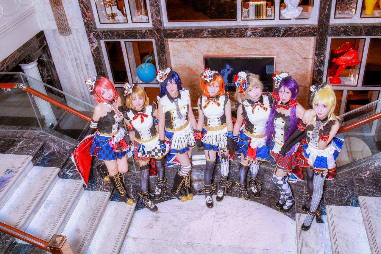 lovelive绘里cosplay一起歌唱吧