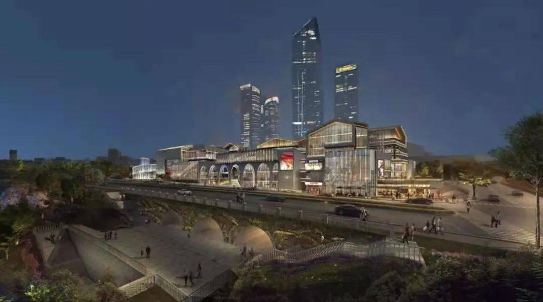 江北嘴三洞桥民俗风情街项目封顶了,2021年底将投入使用!