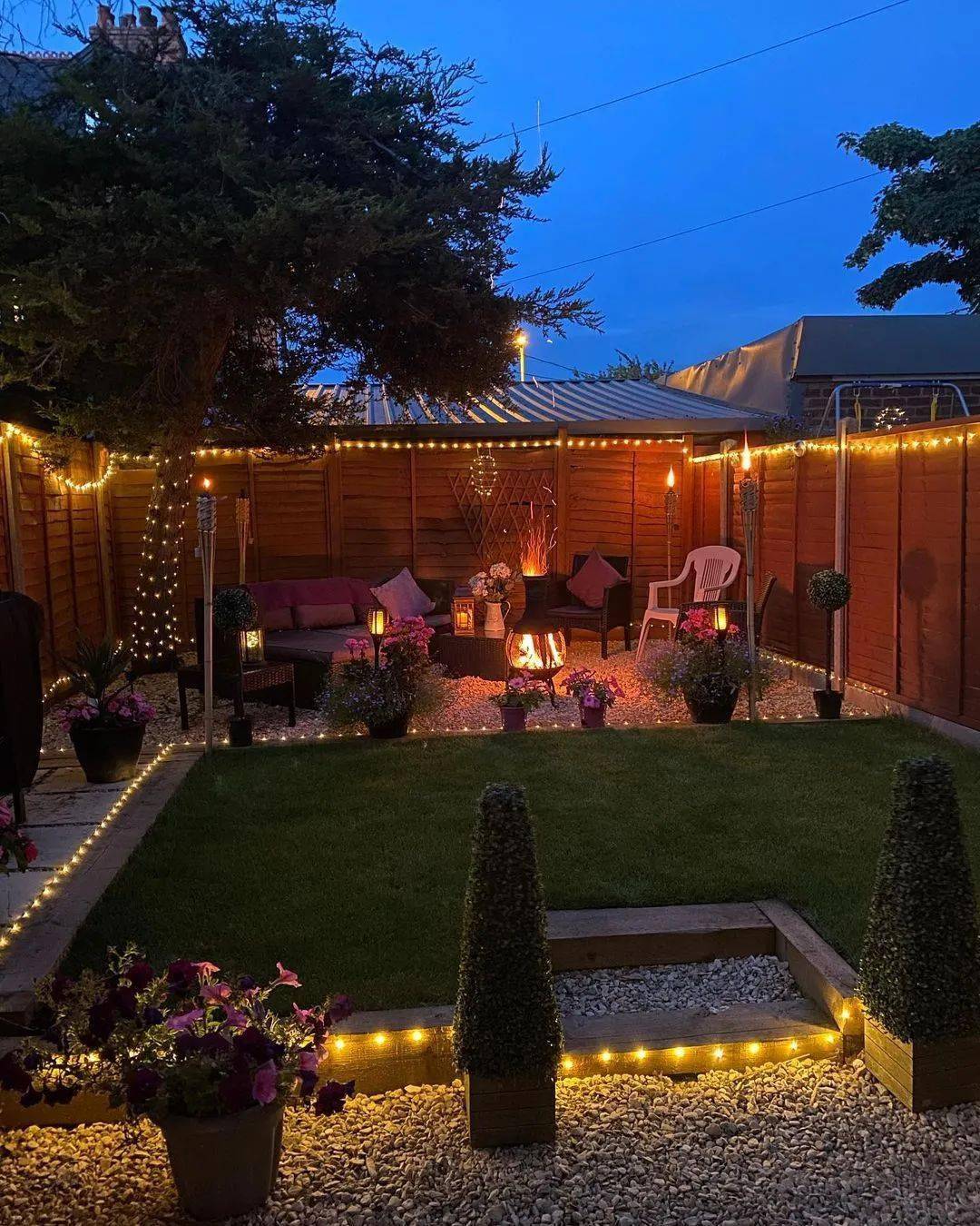 25款花园灯光案例用一缕柔和而诱人的光泽打造浪漫唯美花园