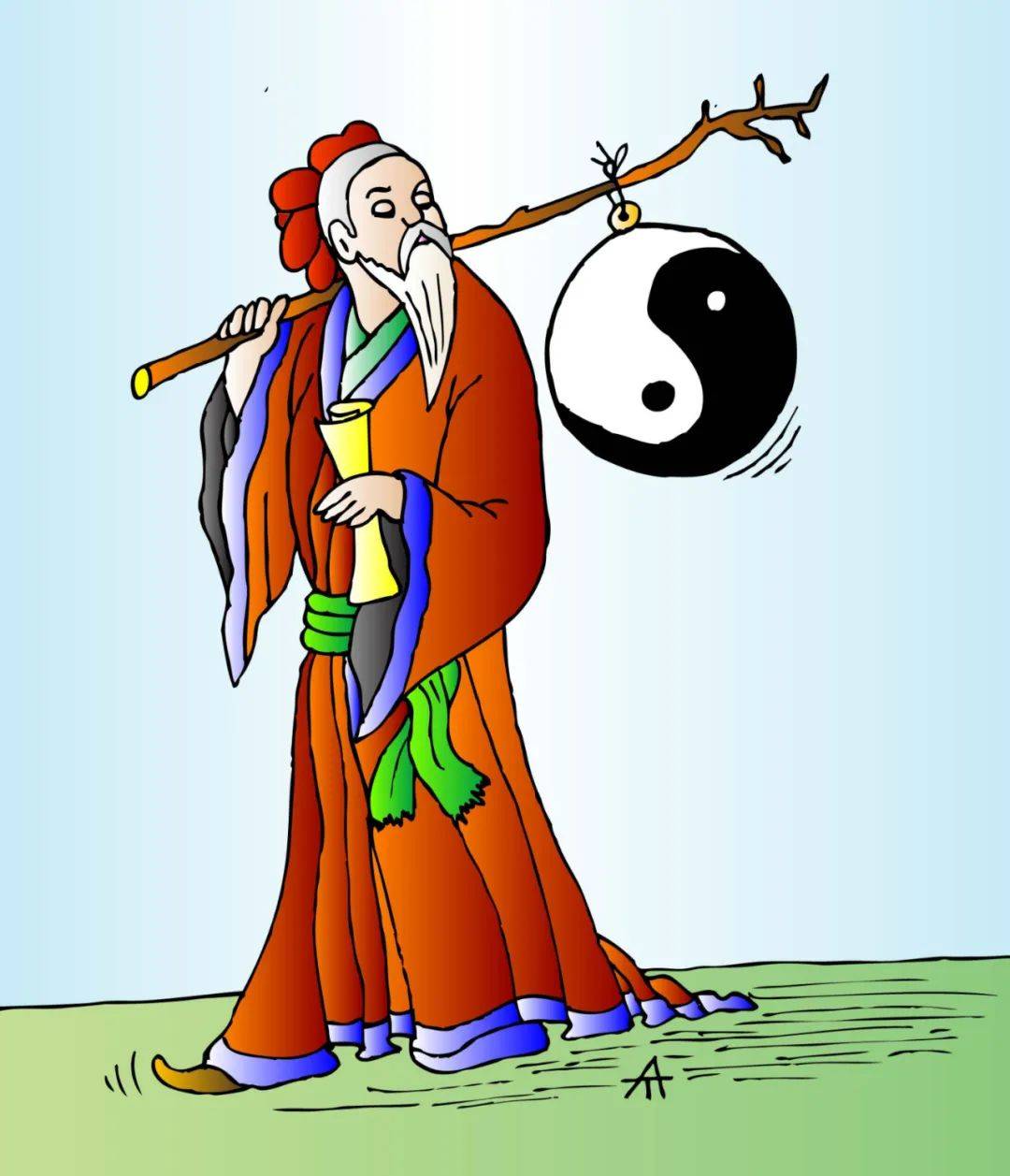 溪山翰迹世界的老子国际漫画线上展三