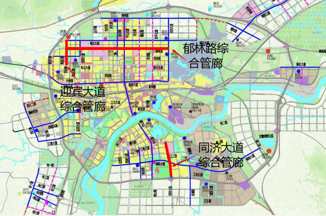 贵港二环路路线图图片