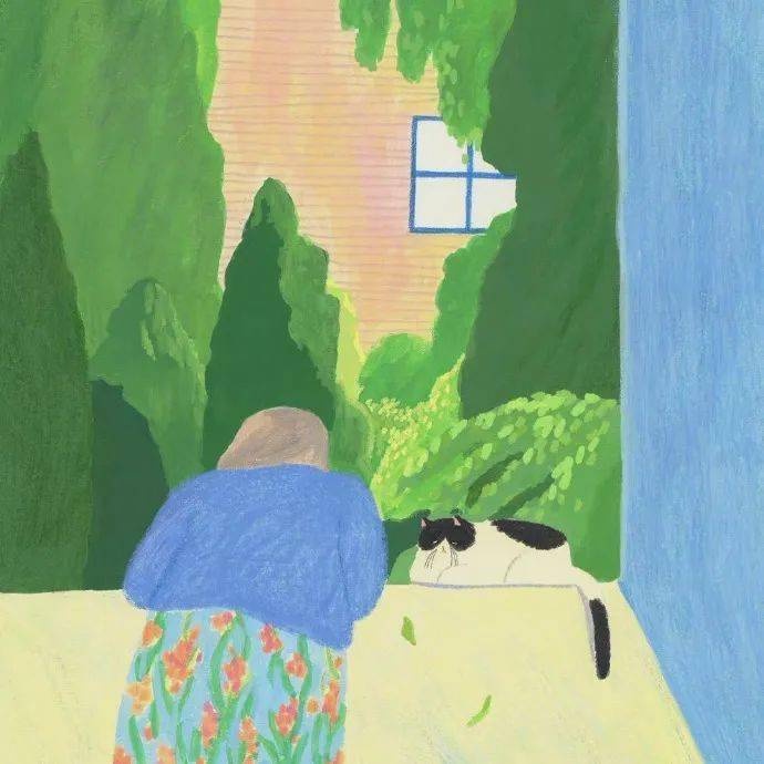 治愈插画 | 简单和纯粹是快乐的根本_ins