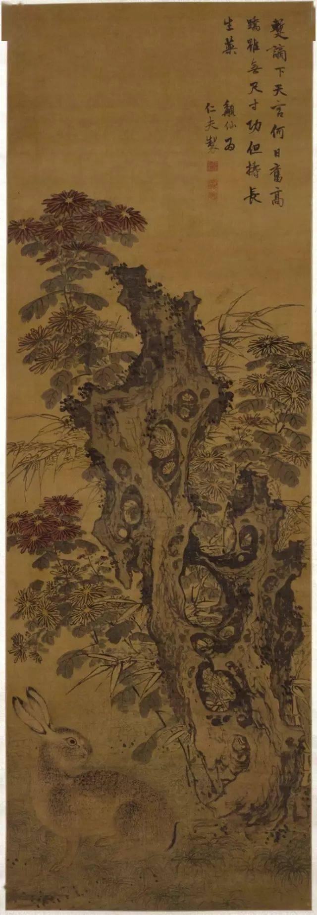 80幅最精彩的菊花图_纸本