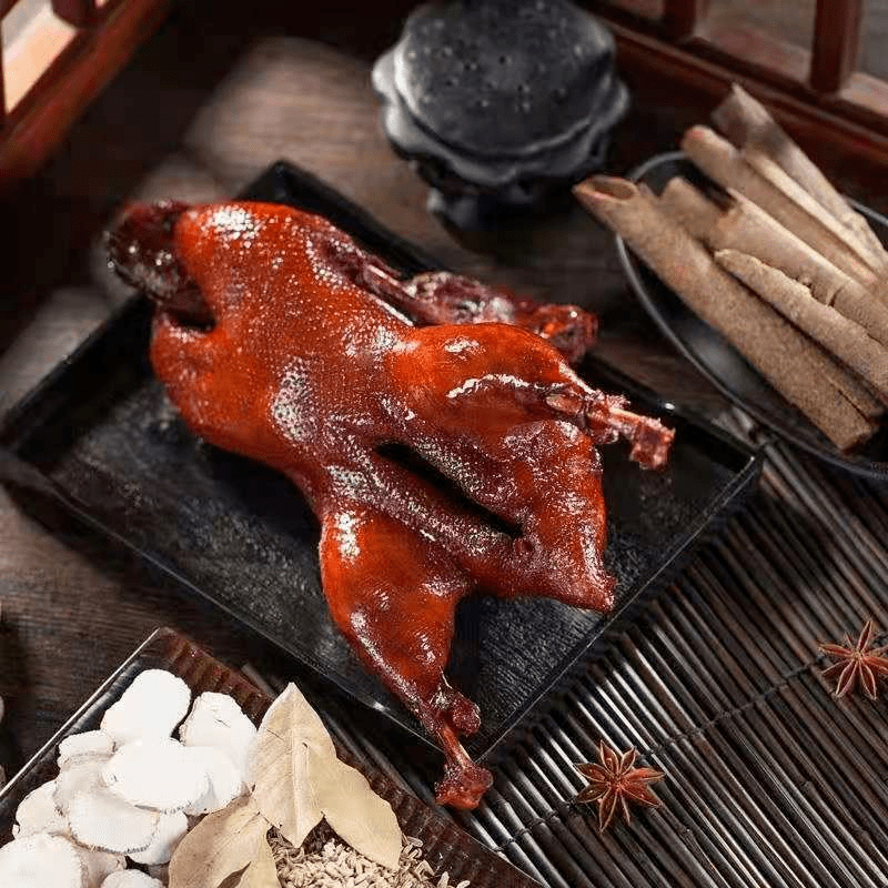 记者甄选乌镇酱鸭皮肉酥香酱香浓郁滋味悠长肉质细嫩可口