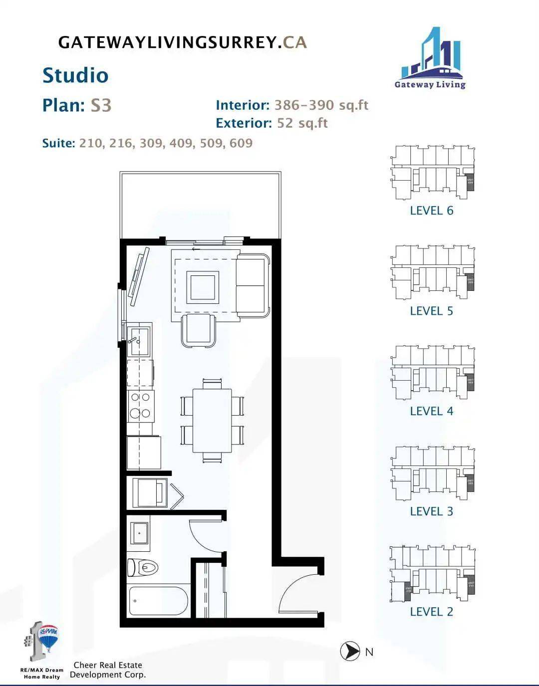 起价低至$2699万,距天车站仅300米,studio,1