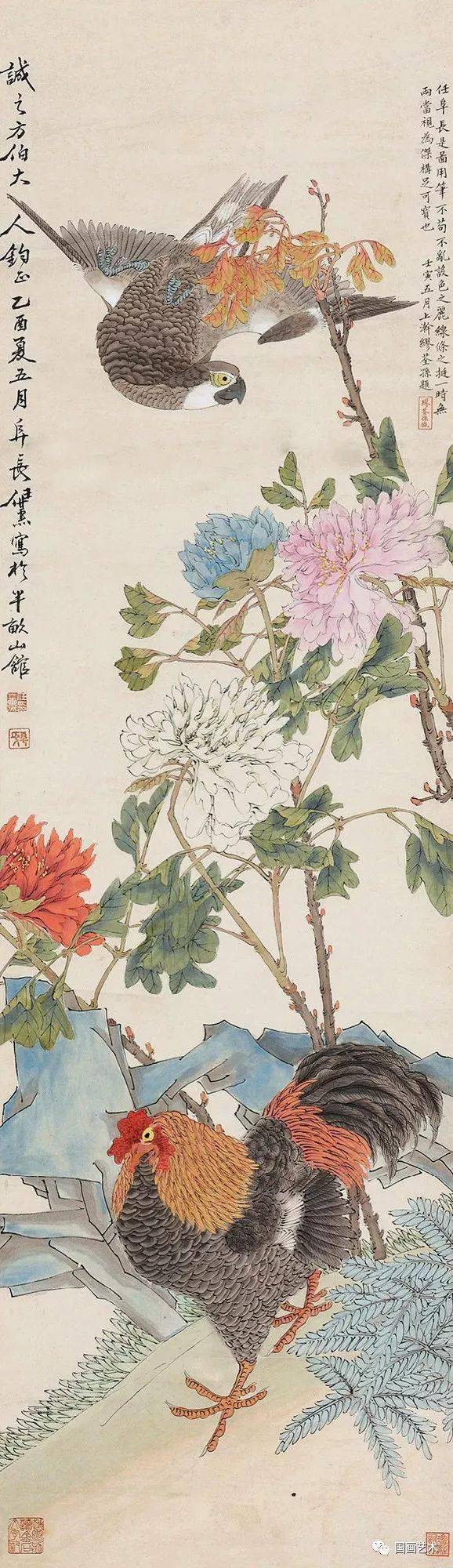 任薰花鸟画欣赏图片