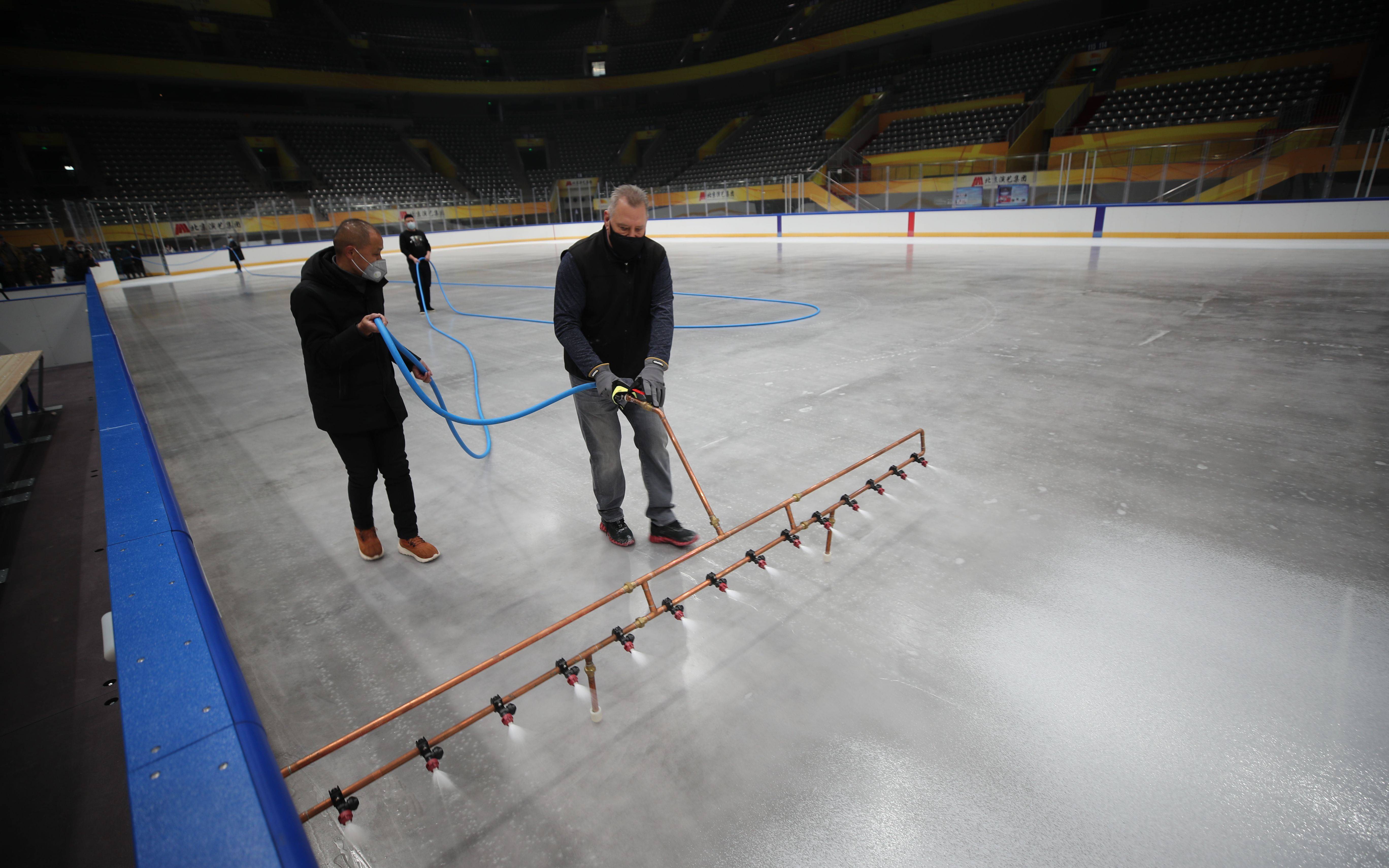 国家体育馆完成首次制冰,冬奥时将承接冰球比赛项目