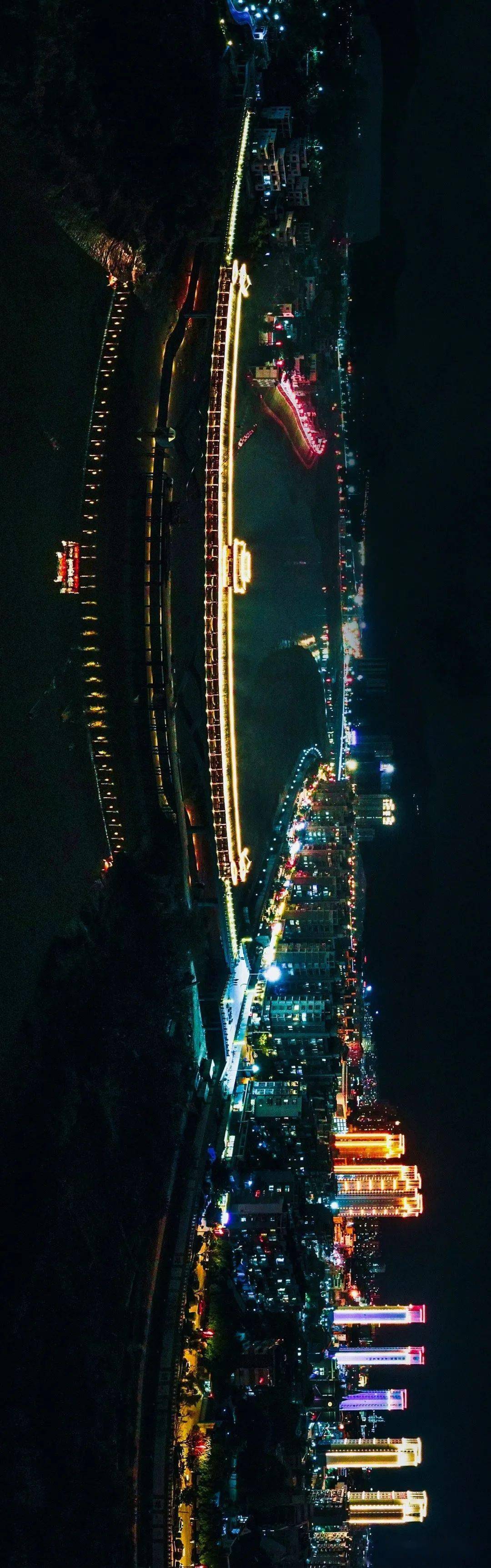 惊艳连江含光人行桥璀璨夜景抢先看