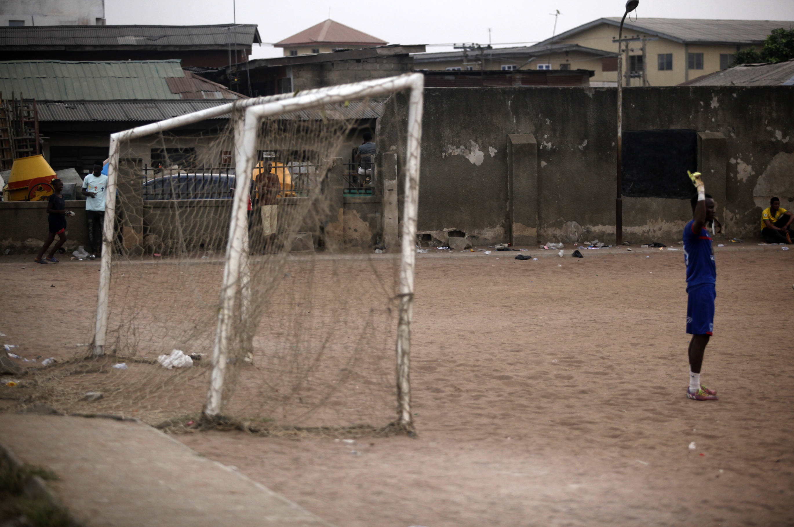 拉各斯的街头足球
