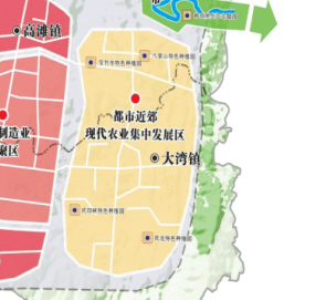 高竹新区川渝大道规划图片