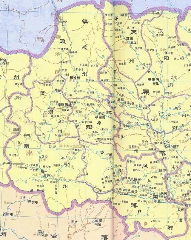 凤翔县行政区划图图片