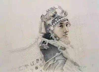 用头发"绣"出来的画,你没见过吧