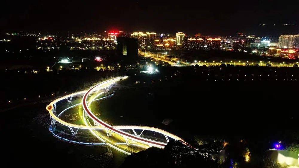 震撼视角天台始丰湖月桥夜色这么美
