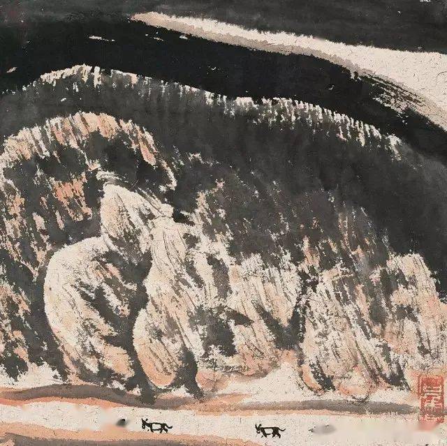 长安画派的领军人物和创立者之一，中国画坛上的一代大师——石鲁