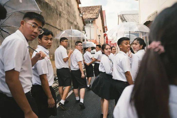 青春泰国中学生写真惊艳生动,你怀念自己的中学时代吗?