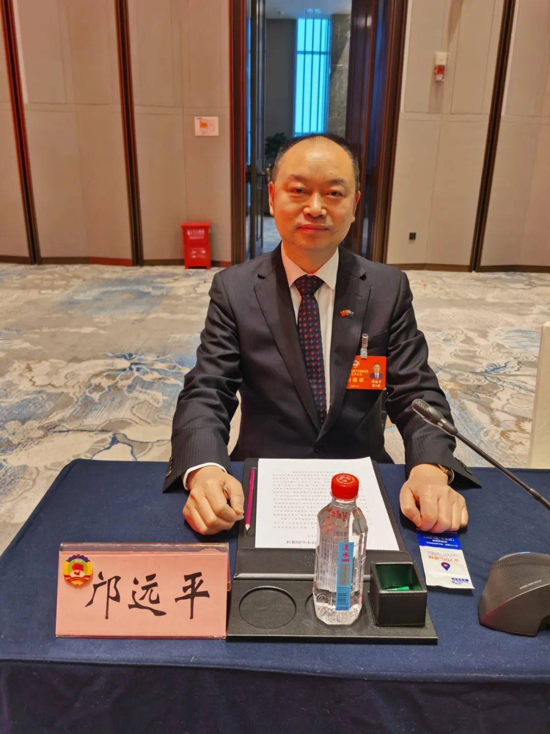 省企促会领导与程用文市长对话为武汉发展献金点子