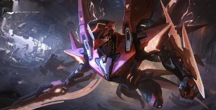 《王者荣耀》新皮肤铠绛天战甲公布:手握等离子巨刀