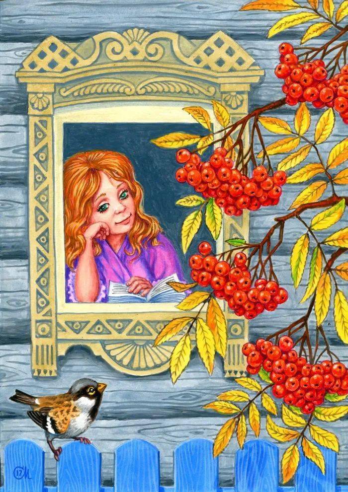 绘画这组俄系风插画设计太治愈了