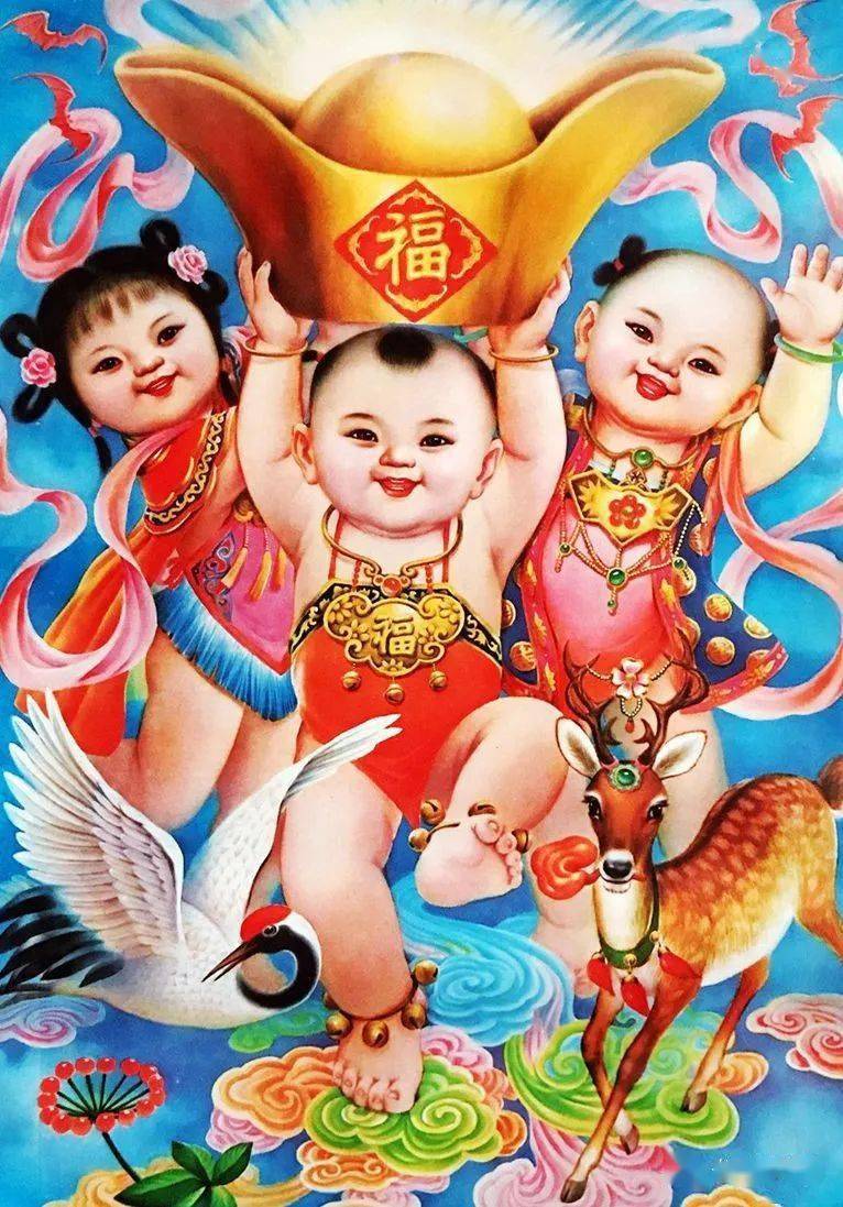 最美中国年画少儿图片