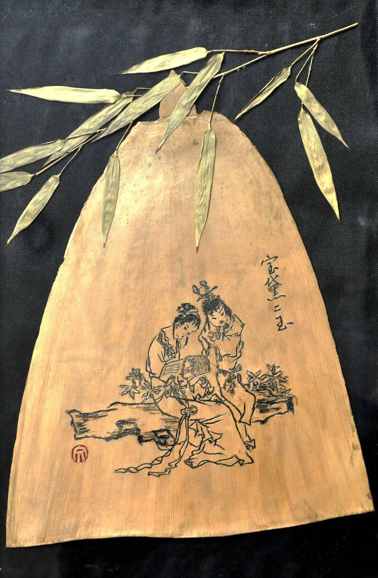 重庆特产传说（445） | 江北竹壳雕刻画：变废为宝！看粗糙的竹壳是如何 