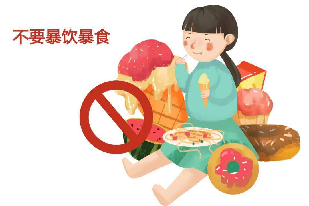 小朋友们大多都会变身成"小吃货",没有节制地吃,这样容易出现暴饮暴食