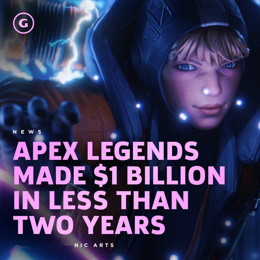 EA非常兴奋《Apex英雄》已经盈利10亿美元