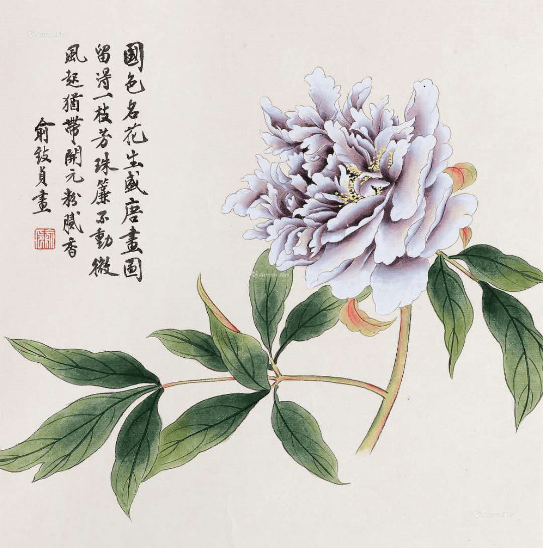三大名家的牡丹作品合集百看不厌