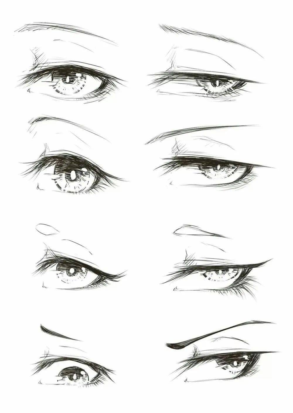 人物的眼睛怎么画简单图片