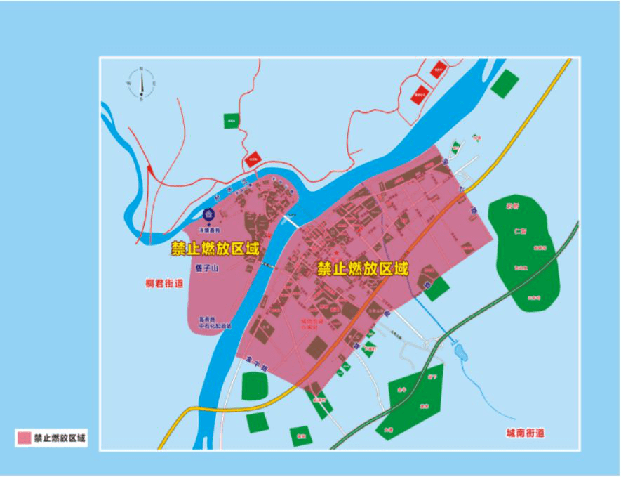 桐庐县城区涉及桐君,城南,凤川街道三个行政区域.