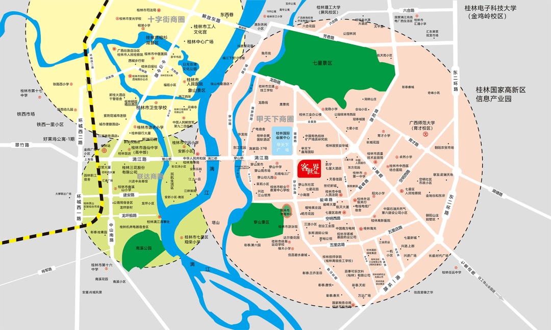 七星区再添超110000㎡mall桂林客世界广场全新形象亮相开启桂林商业新