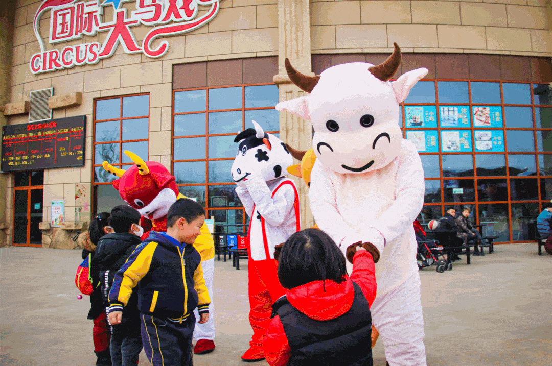 春节不打烊就地过年就地玩儿百兽闹新春恭贺新牛年
