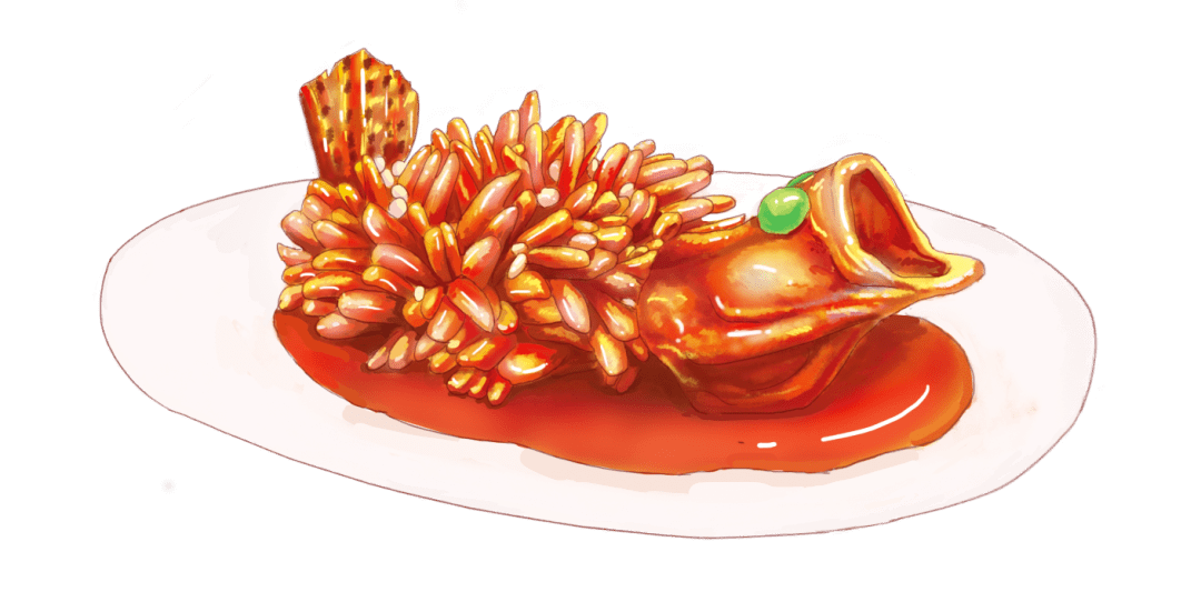 松鼠桂鱼松鼠桂鱼也是上海非常传统的本帮菜,形状似松鼠,外脆里嫩