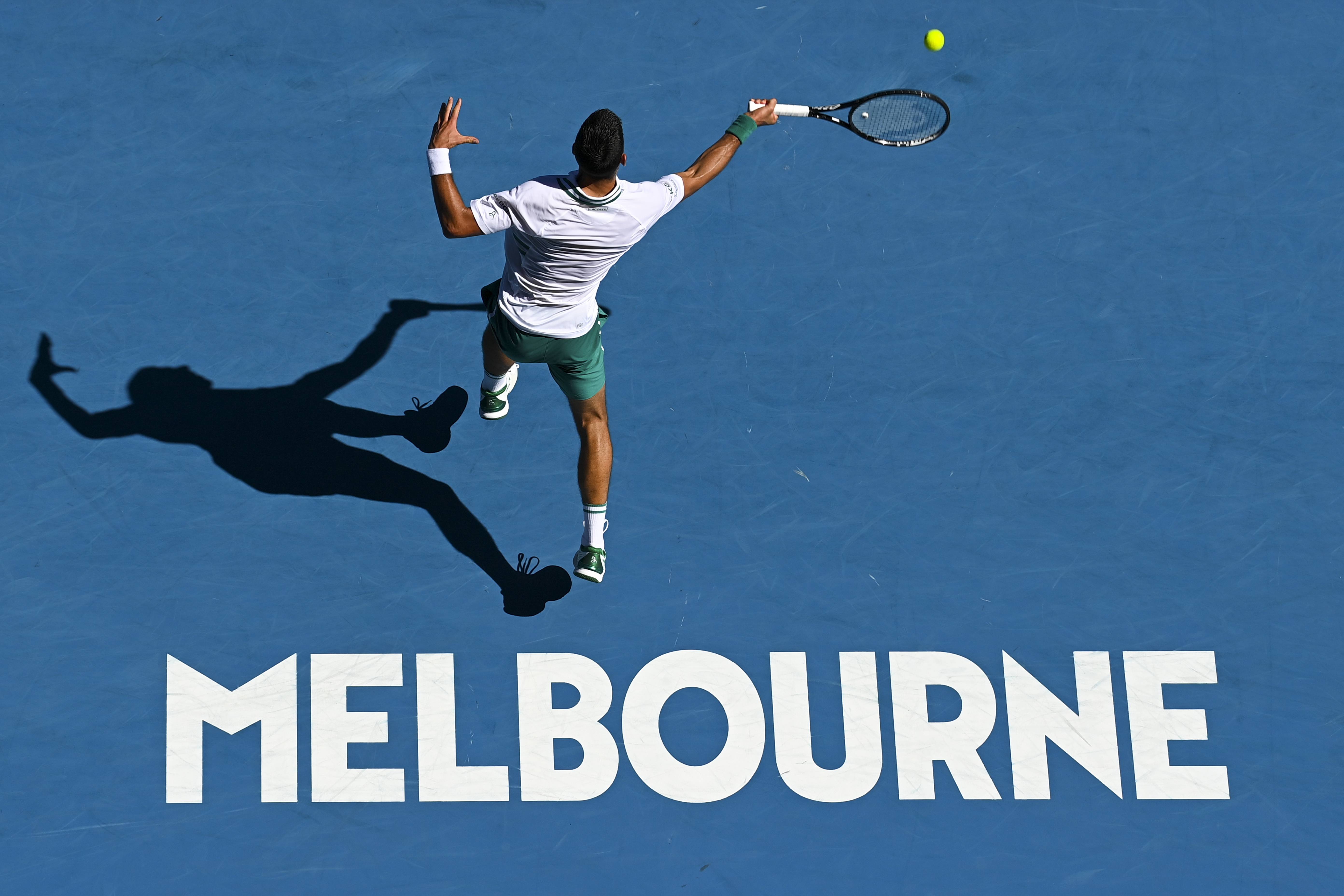 网球——澳网:焦科维奇晋级_比赛