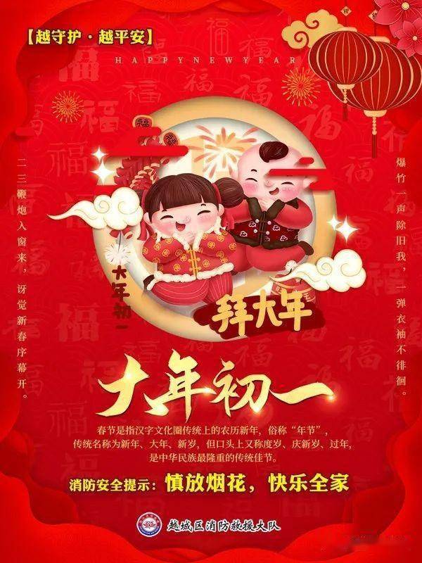 【越守护越平安】:慎放烟花,快乐全家