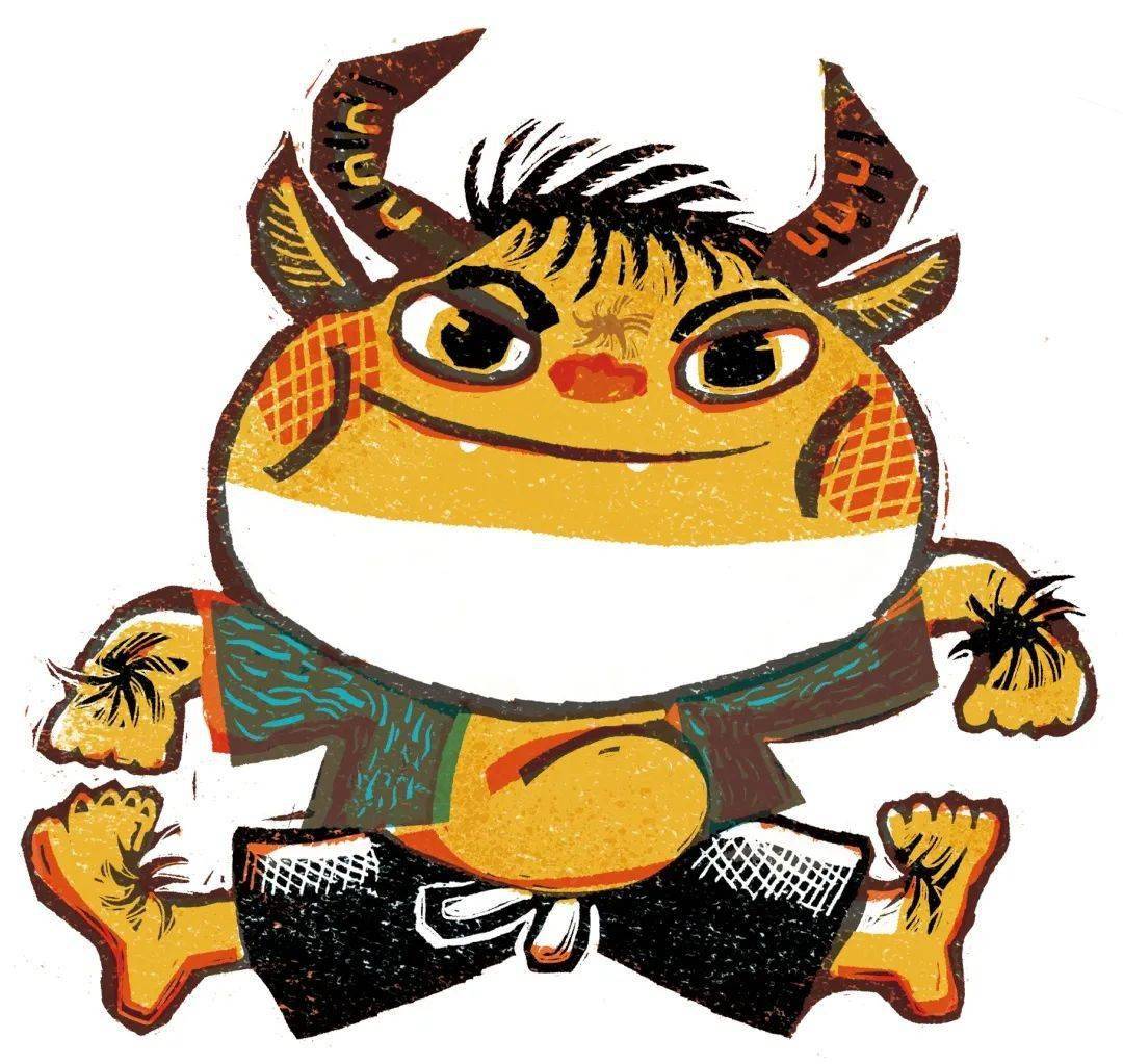 绘画牛年画牛跟画家哥哥学画一头可爱的小牛吧