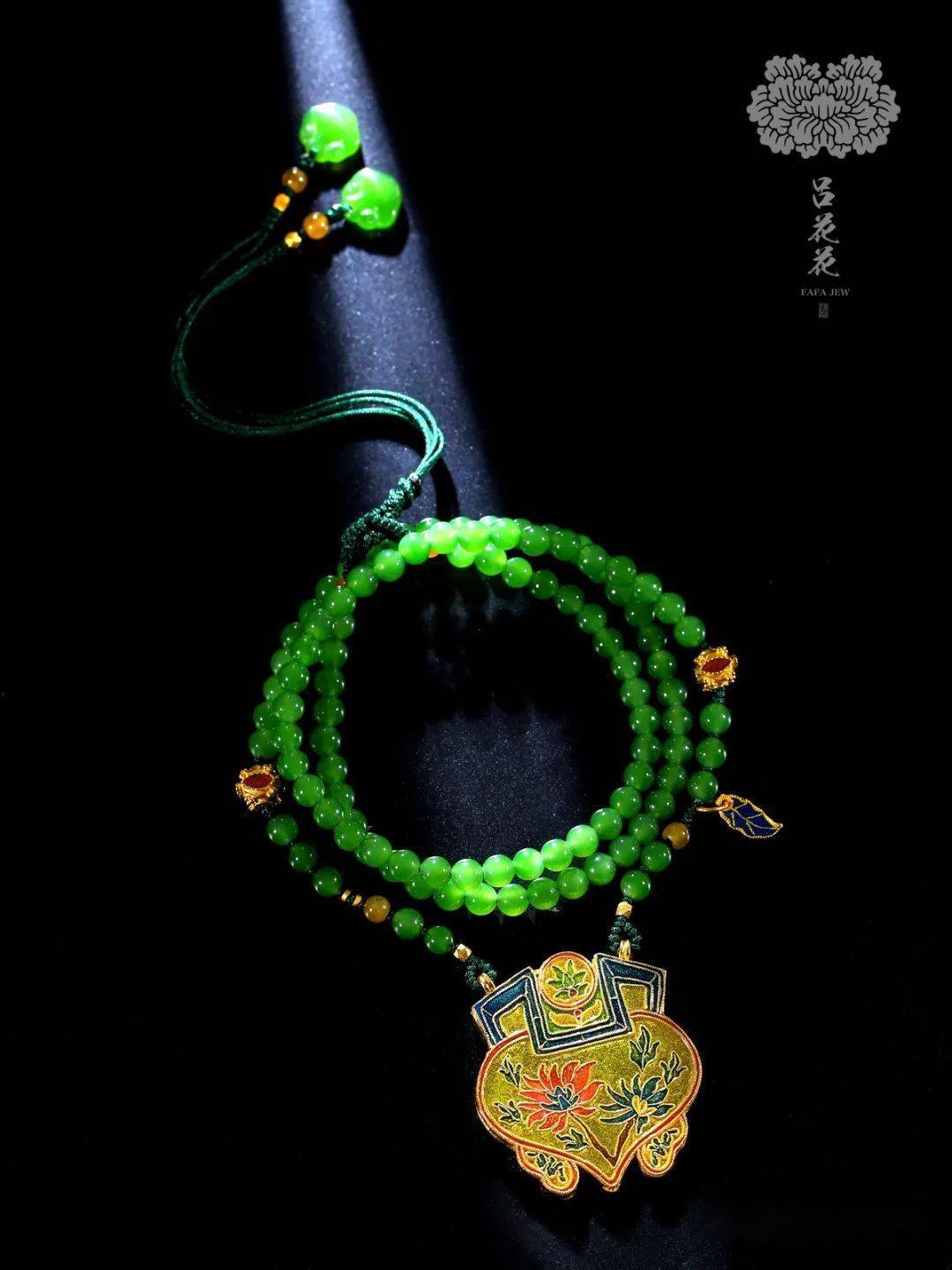 辛丑年初二日|长命如意锁皇宫御用花丝工艺_和田玉