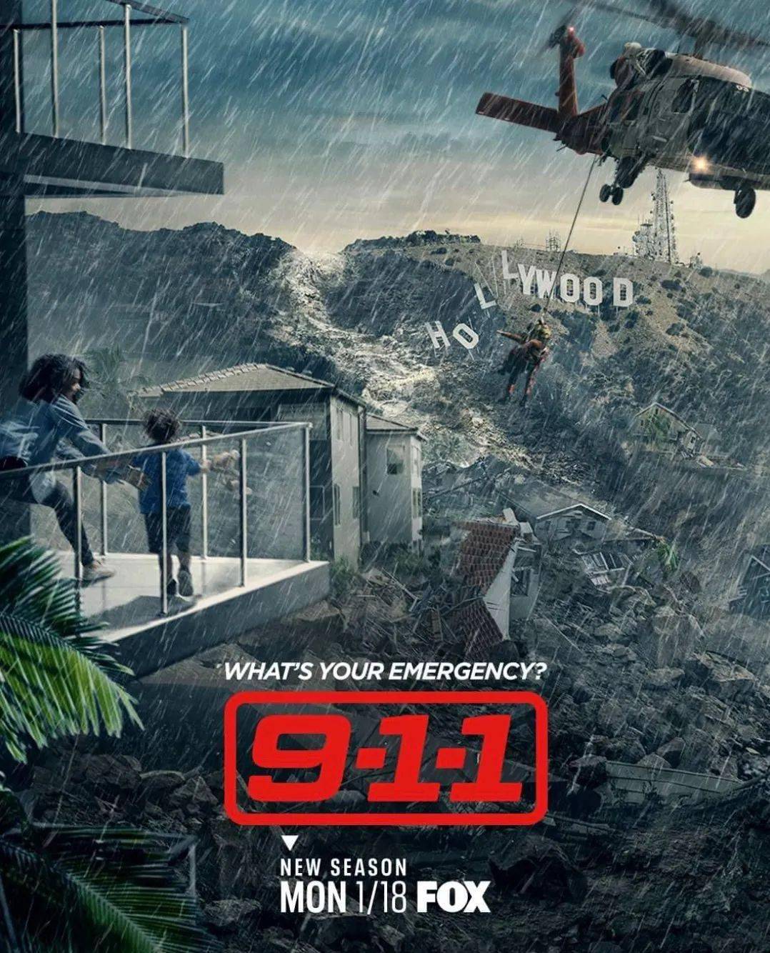 9-1-1《紧急呼救》第四季就跟网上看到的中国无所不能的神奇消防员们