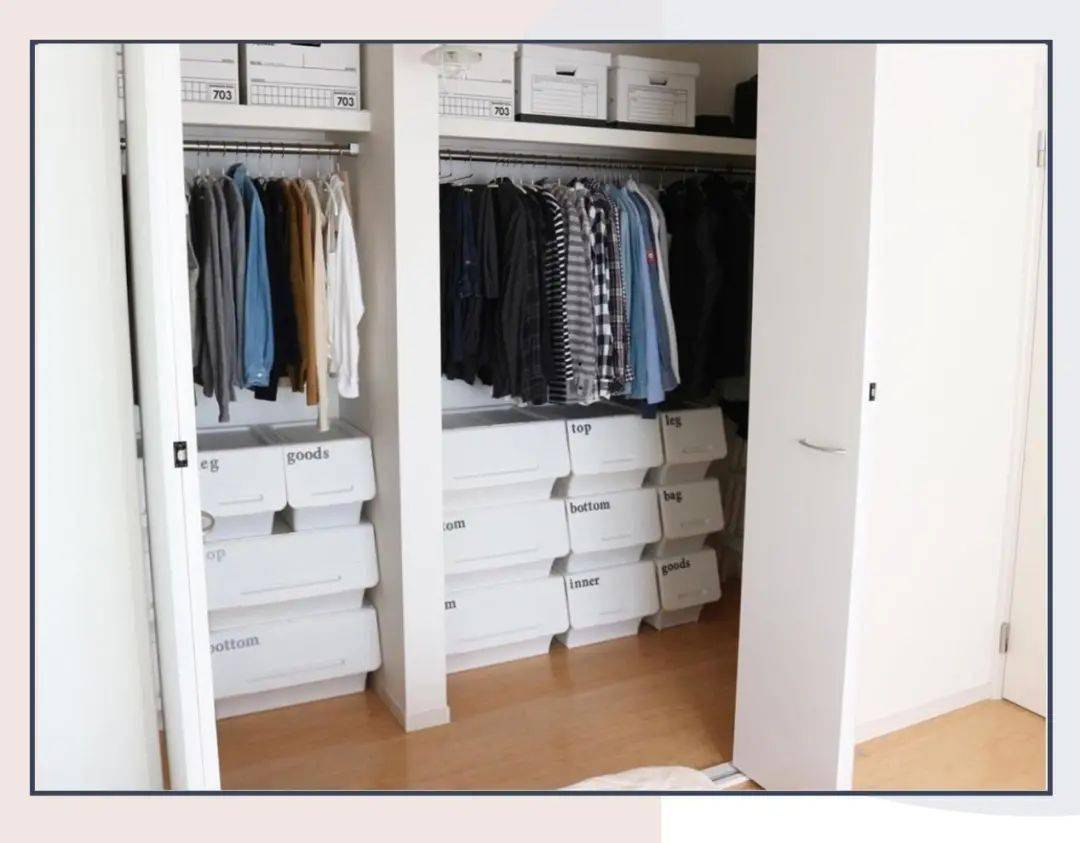 房间小不够用 巨实用的空间整理收纳大法都给我学 衣橱
