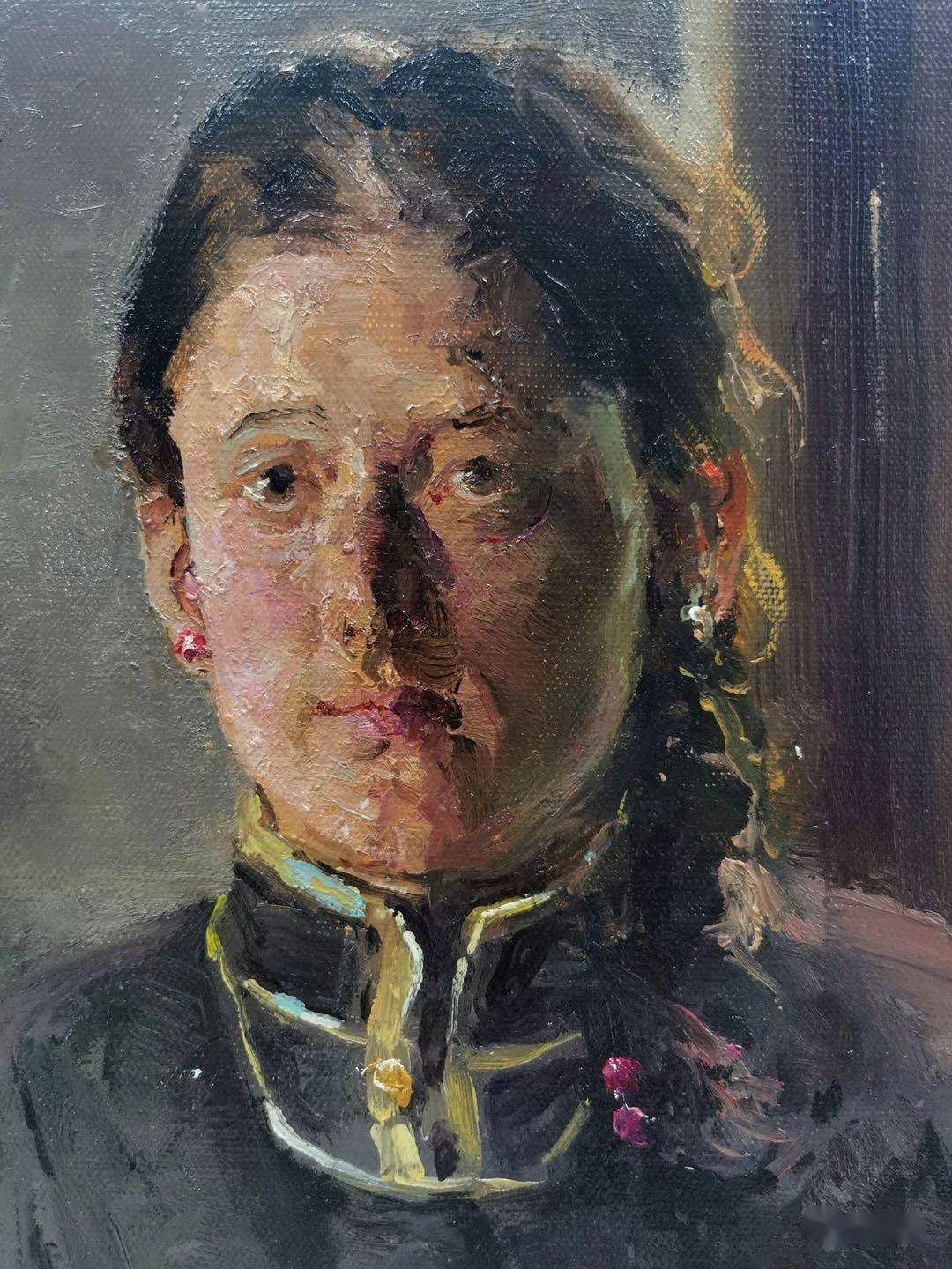 在路上——颜苏平人物,风景写生作品_油画